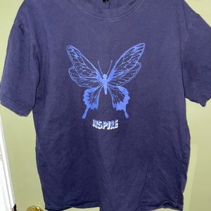 DAZY, dark blue, soft t shirt
